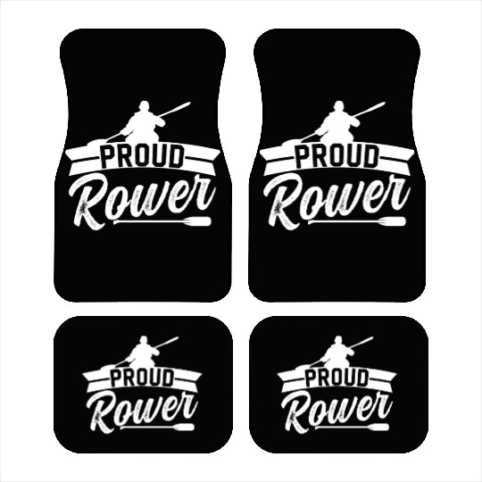 Proud Rower Row Crew Rowing Sports Car Mats