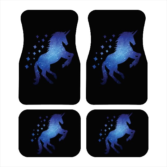 Cosmic Unicorn Outer Space Unicorn Galaxy Car Mats