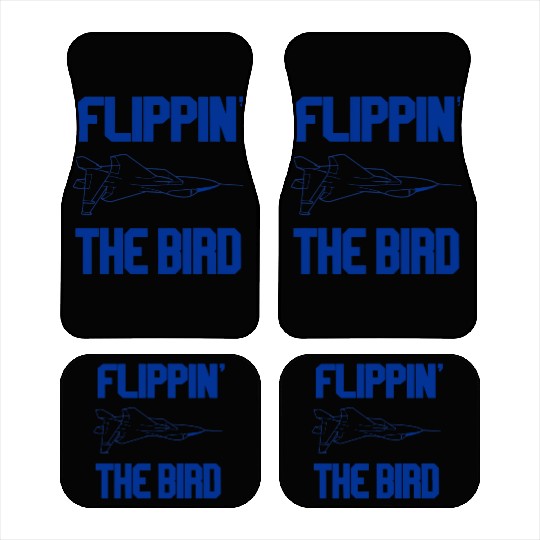 Flippin The Bird Top Gun Car Mats
