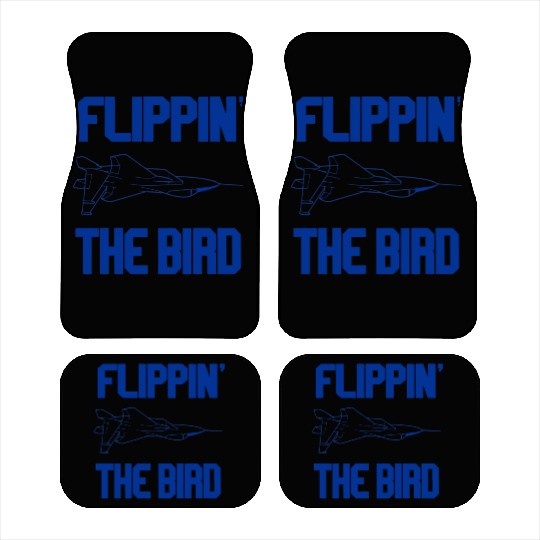 Flippin The Bird Top Gun Car Mats