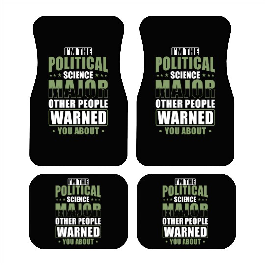 Political Science Major Car Mats