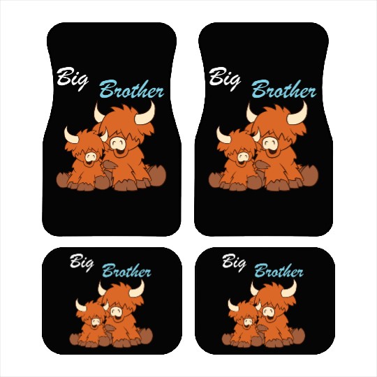 Highland Cattle - Big Brother Car Mats