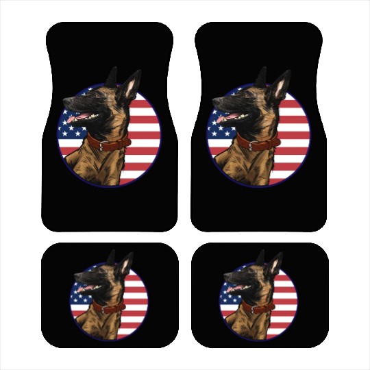 Belgian Malinois Dog Lover Dog Owner US American F Car Mats