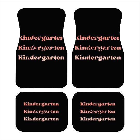 Cute kindergarten Teacher Car Mats