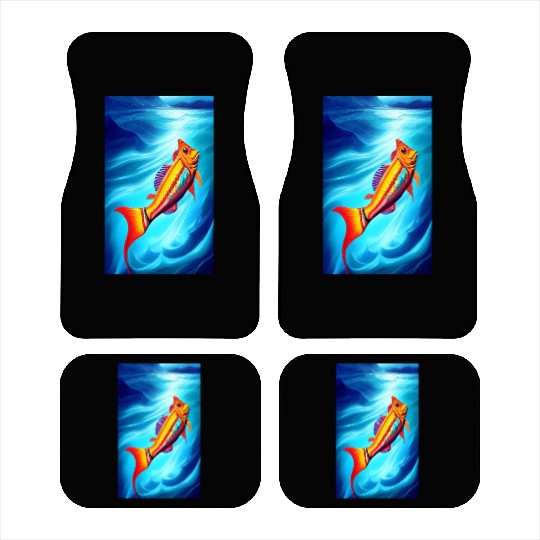 Colorful fish Car Mats