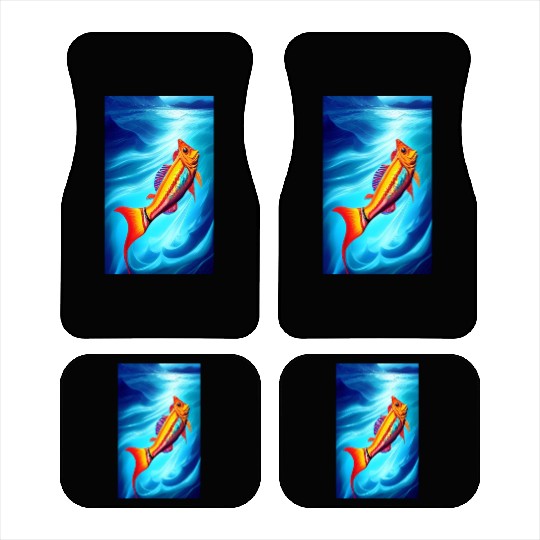 Colorful fish Car Mats