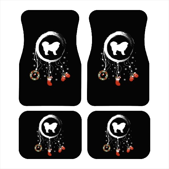 dog dreamcatcher Christmas Tibetan Mastiff Car Mats