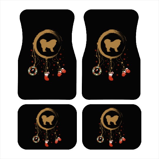 dog dreamcatcher Christmas Tibetan Mastiff Car Mats