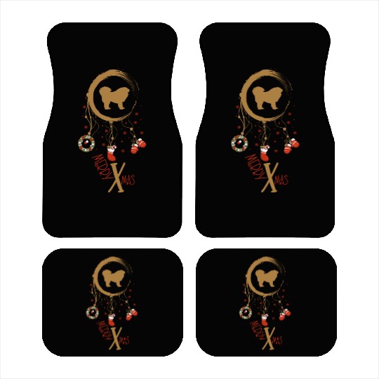 dog dreamcatcher Christmas Tibetan Mastiff Car Mats