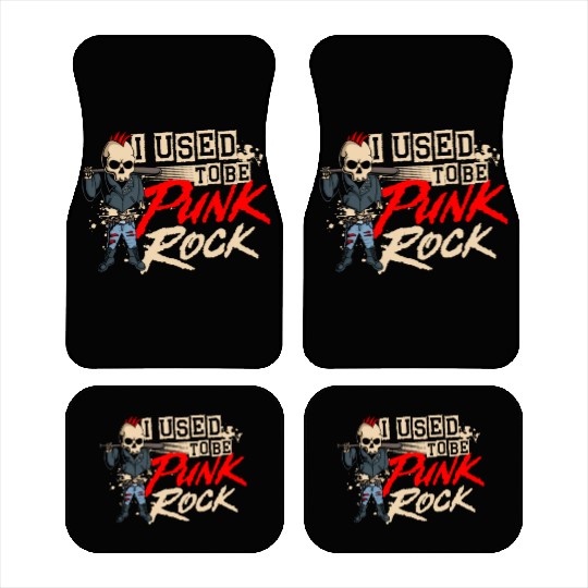 I Used To Be Punk Rock Musician Emo Punk Music Car Mats