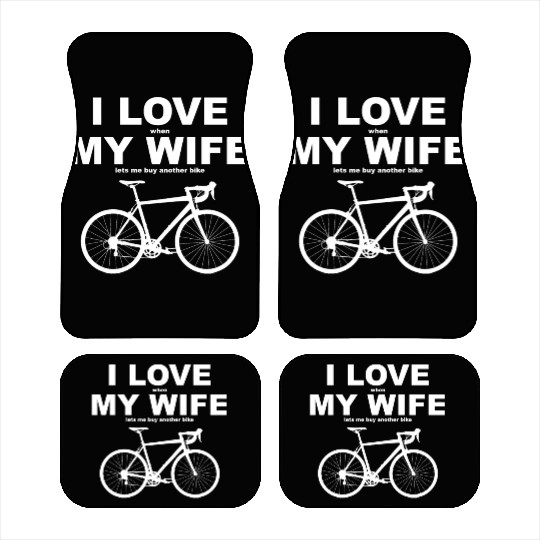 I LOVE MY WIFE Essential Car Mats