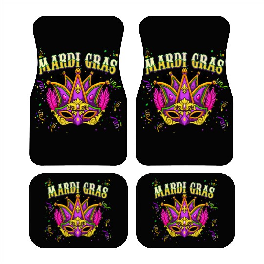 Cool Carnival Mardi Gras Car Mats