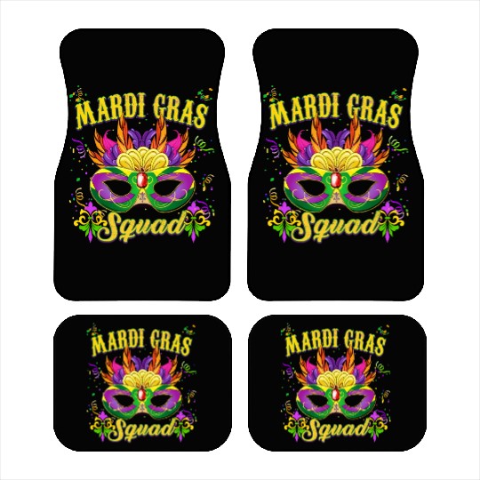 Mardi Gras Festival Celebration - Mardi Gras Squad Car Mats