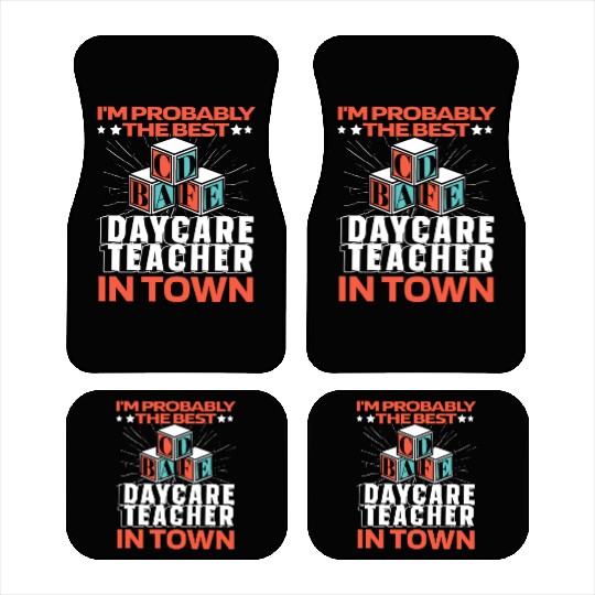 Daycare Teacher Funny Car Mats