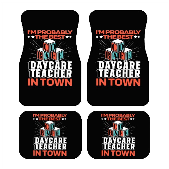 Daycare Teacher Funny Car Mats