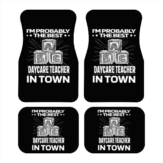 Daycare Teacher Funny Car Mats