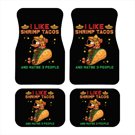 Shrimp Tacos Car Mats