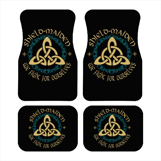 Shield-Maiden Celtic Knot Vikings Viking Car Mats