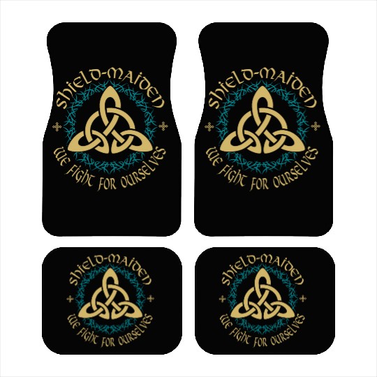 Shield-Maiden Celtic Knot Vikings Viking Car Mats