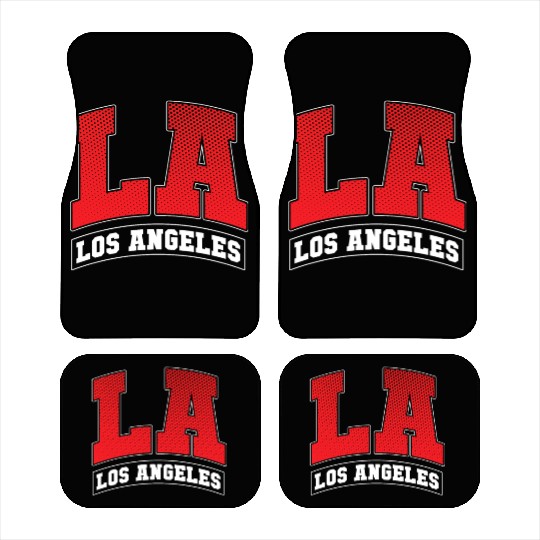 Los Angeles LA California Gift Car Mats