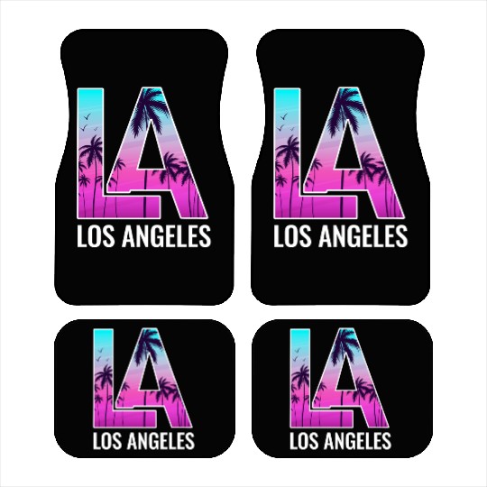 Los Angeles LA California Gift Car Mats