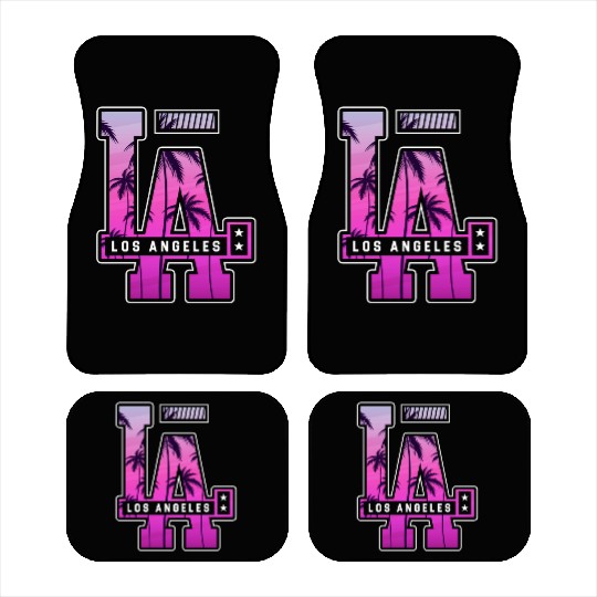 Los Angeles LA California Gift Car Mats
