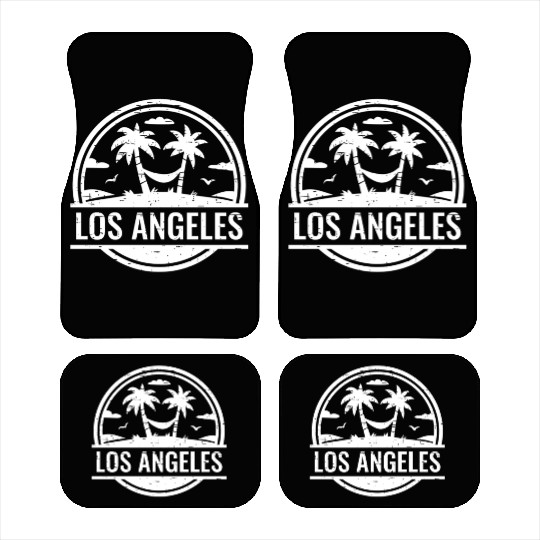 Los Angeles LA California Gift Car Mats