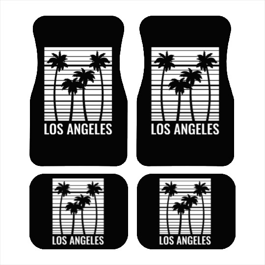 Los Angeles LA California Gift Car Mats
