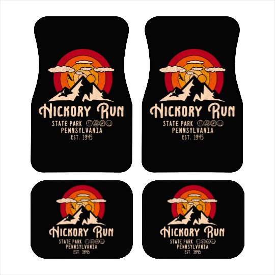 Hickory Run state park Pennsylvania retro camping Car Mats
