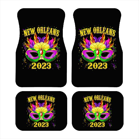 New Orleans Mardi Gras 2023 Car Mats