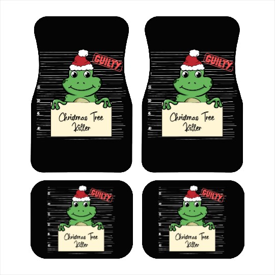 Frog christmas funny prison Car Mats