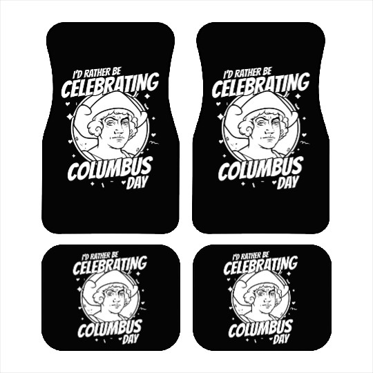 Columbus Day 1492 Car Mats