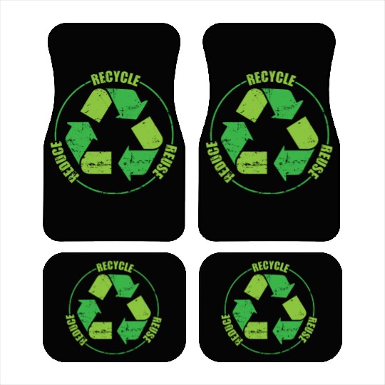 Recycle Nature Environment Planet Earth Car Mats