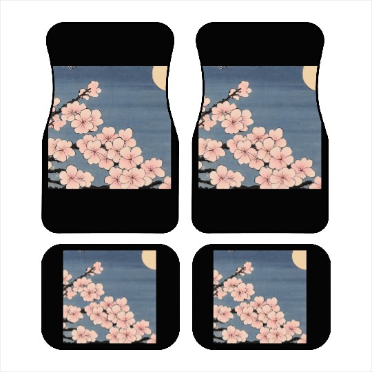 Ukiyo-e Sakura, Japanese Print Car Mats