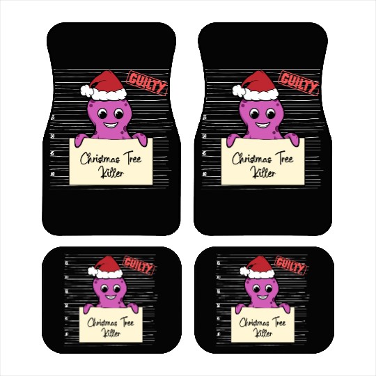 Octopus christmas funny prison Car Mats