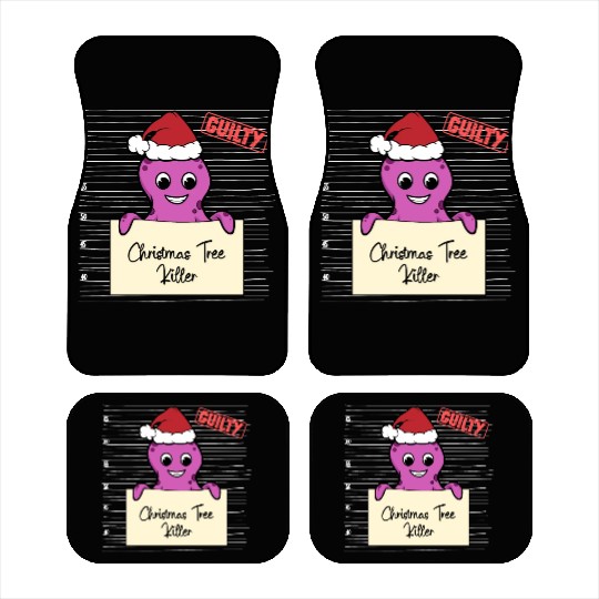 Octopus christmas funny prison Car Mats