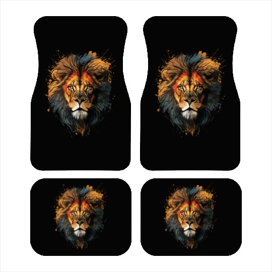 Lion Gift Idea Car Mats