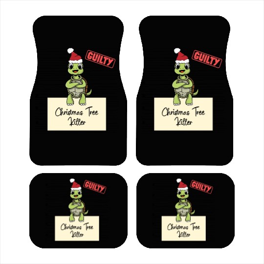 turtle christmas funny prison Car Mats