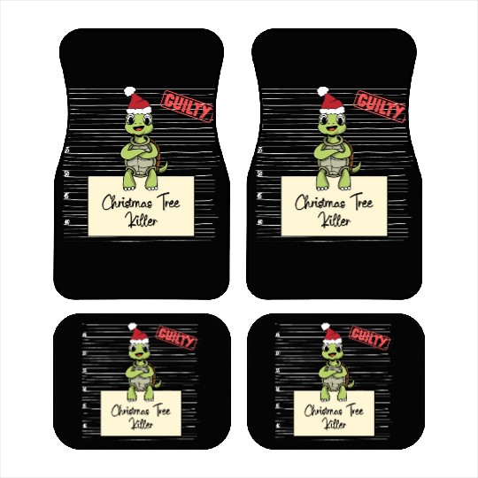 turtle christmas funny prison Car Mats