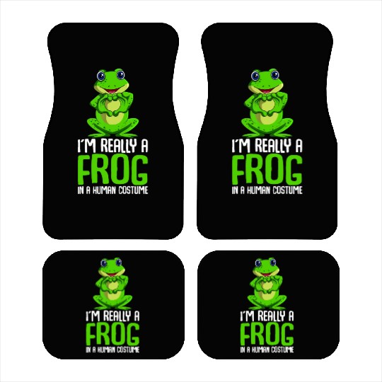 Frog Lover Frogs Costume Kids Girls Boys Car Mats