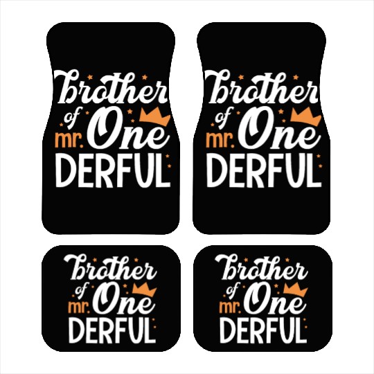 Brother of Mr.Onederful Car Mats