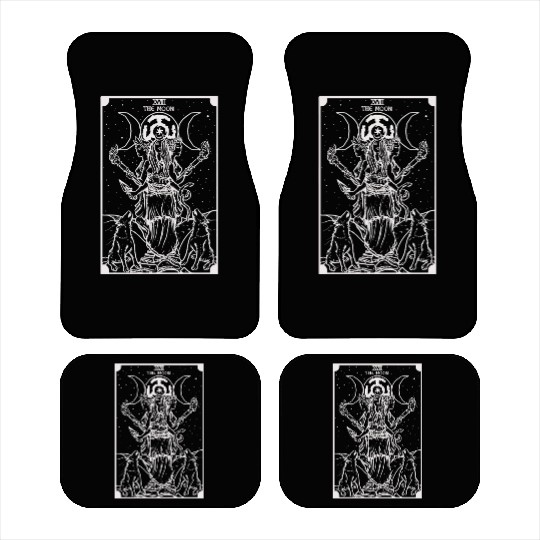 Hecate Triple Moon Goddess Witch Hekate Wheel Taro Car Mats