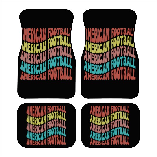 american Football Fan Car Mats, Cute Game Day Car Mats