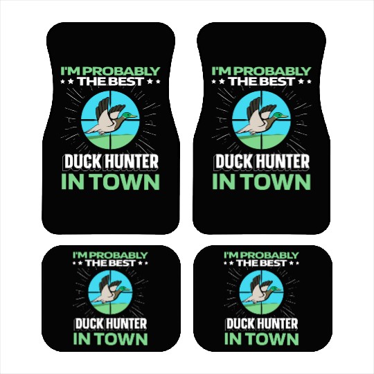 Duck Hunting Funny Car Mats