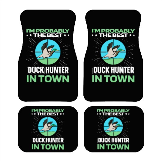 Duck Hunting Funny Car Mats