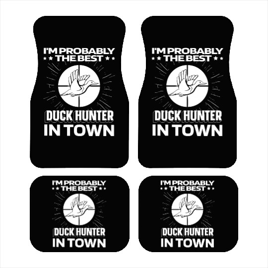 Duck Hunting Funny Car Mats