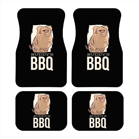 Buddy's BBQ Bacon Pig Buddy's BBQ Bacon Pig inspir Car Mats