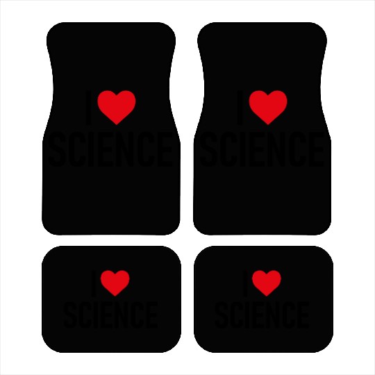 I Love Science Teacher Student Gift Ideas Car Mats