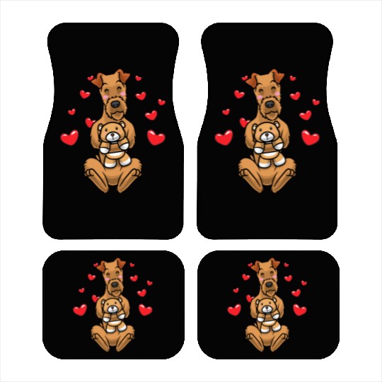 Kawaii Irish Terrier Stuffed Animal Dog Irish Red Car Mats