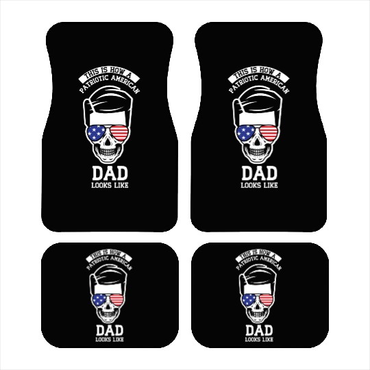 This Is How A Patriotic American Dad Looks Like US Car Mats